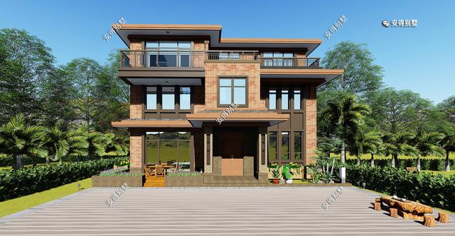 百看不厭的現(xiàn)代中式別墅設(shè)計(jì)圖，只怪沒早看到這套圖紙，平面一級(jí)棒！