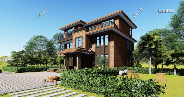 百看不厭的現(xiàn)代中式別墅設(shè)計(jì)圖，只怪沒早看到這套圖紙，平面一級(jí)棒！