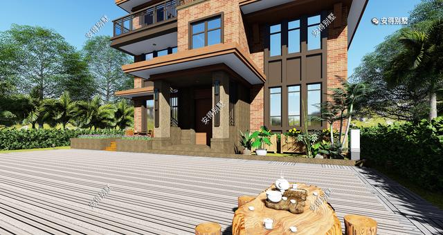 百看不厭的現(xiàn)代中式別墅設(shè)計(jì)圖，只怪沒早看到這套圖紙，平面一級(jí)棒！