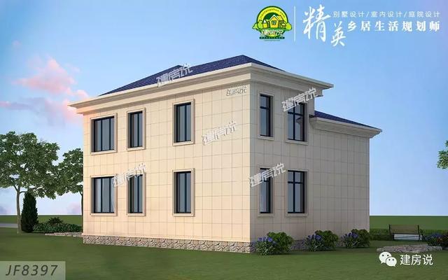 二層別墅設計圖，120㎡30萬可建，你說劃算不劃算？