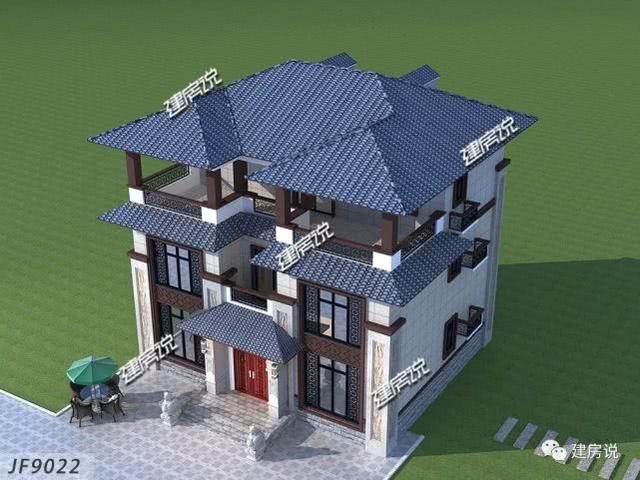 125㎡新中式別墅設計圖，經典又實惠，好戶型，歡迎收藏！