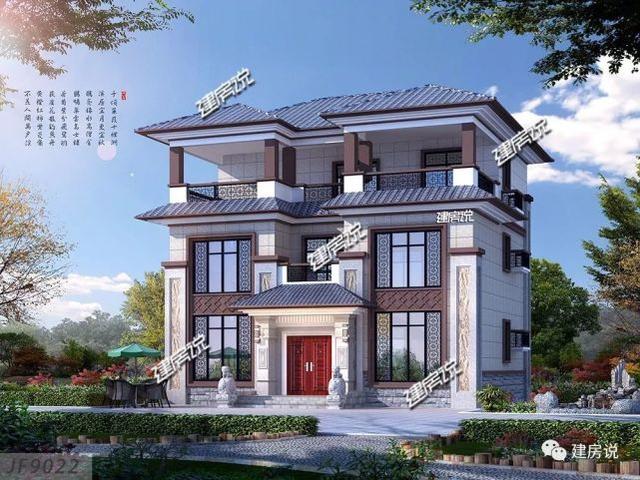 125㎡新中式別墅設計圖，經典又實惠，好戶型，歡迎收藏！