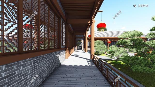 有規(guī)有矩、方正大氣的中式四合院設(shè)計圖推薦