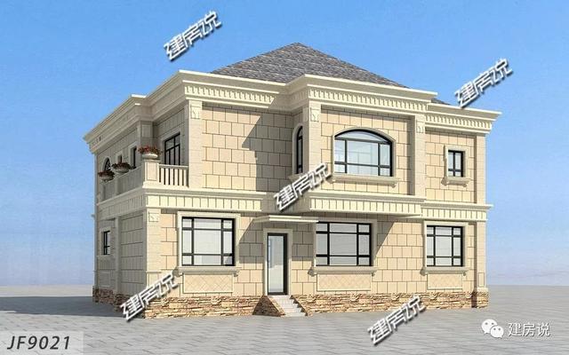 2層氣質別墅設計圖，建一棟，你就是全村最亮眼的人