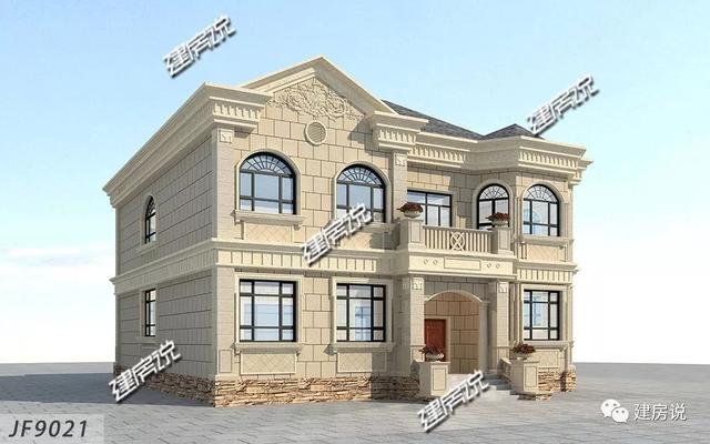 2層氣質別墅設計圖，建一棟，你就是全村最亮眼的人