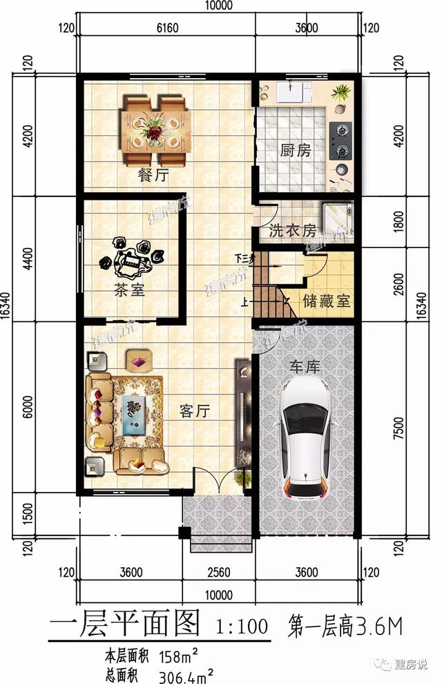 異國風情的別墅設計圖，31萬建造，天天如度假，太享受了！
