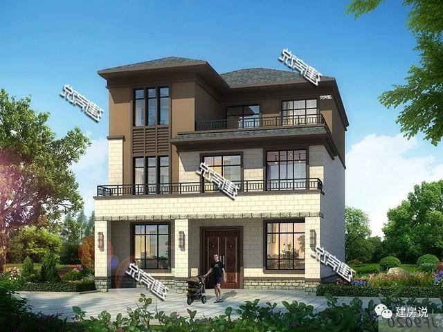 這套3層新中式設計圖，耐看又實用，不建一棟太可惜了