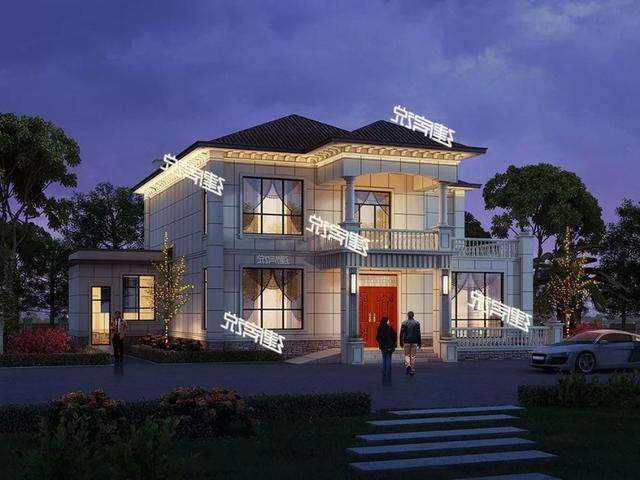 二層別墅設(shè)計(jì)圖，30萬(wàn)建造，驚艷全村，分分鐘碾壓商品房