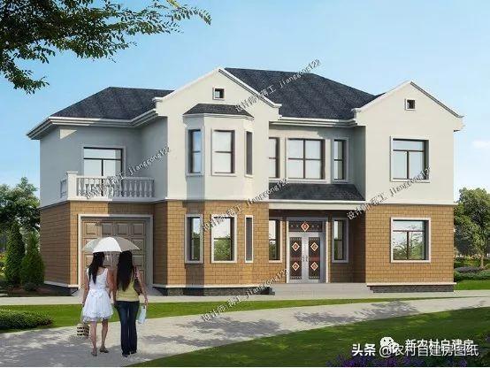 7款農(nóng)村二層別墅設(shè)計(jì)圖，每款都有大露臺(tái)，第4款讓人移不開眼睛