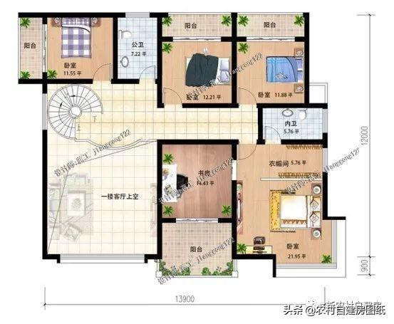 3款帶地下室農村別墅設計圖，第1款人人建得起，第3一看就是有身份的人