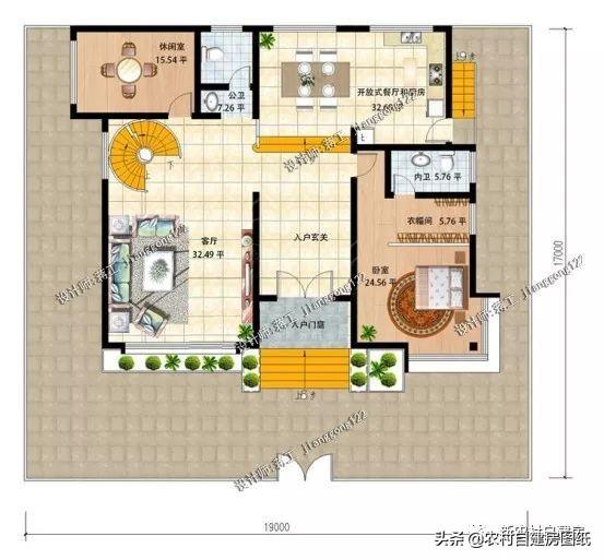3款帶地下室農村別墅設計圖，第1款人人建得起，第3一看就是有身份的人