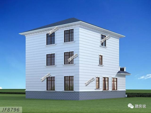 三層別墅設計圖，134㎡有顏有檔次，完勝大豪宅