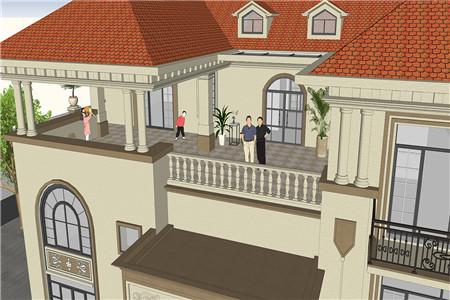 農村三層歐式別墅設計圖，不僅看起來很氣派，住著也寬敞、舒服