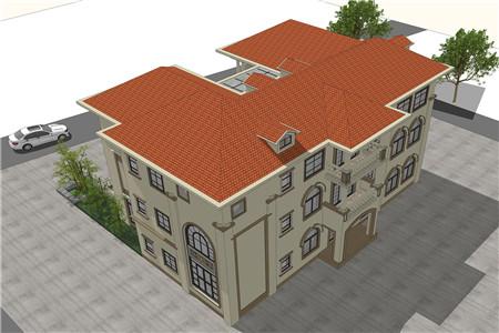 農村三層歐式別墅設計圖，不僅看起來很氣派，住著也寬敞、舒服