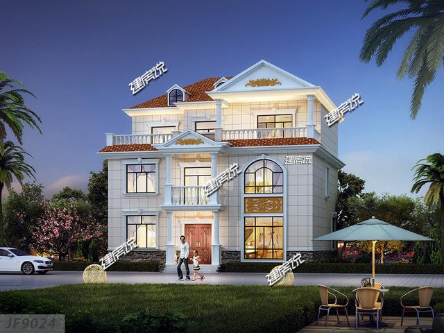 這棟三層歐式別墅設(shè)計圖深受農(nóng)村歡迎，蓋好了人人羨慕不已