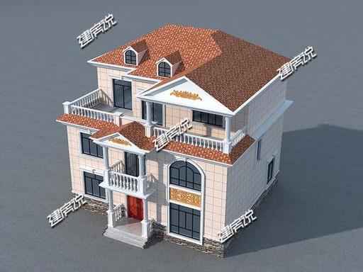 這棟三層歐式別墅設(shè)計圖深受農(nóng)村歡迎，蓋好了人人羨慕不已