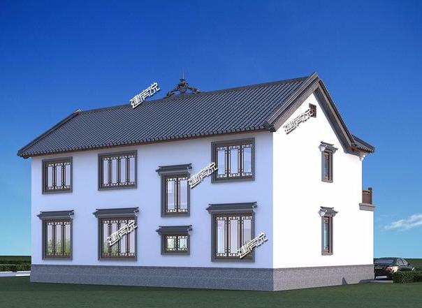 現在許多人建房，都偏愛中式風格，四合院別墅才是中國最美的房子，這樣設計，美呆了