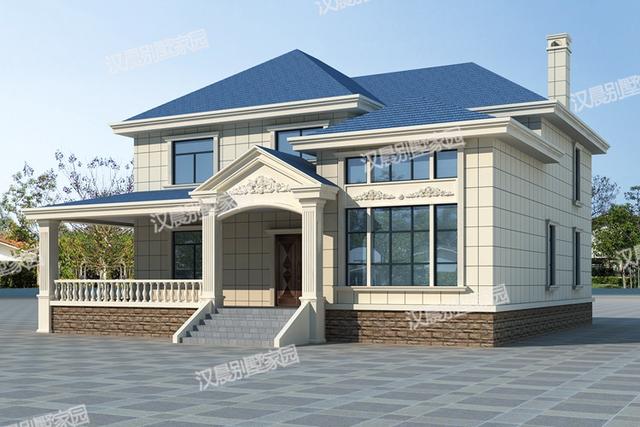 二層農村自建房設計圖，低調外觀經典內涵，實用美觀