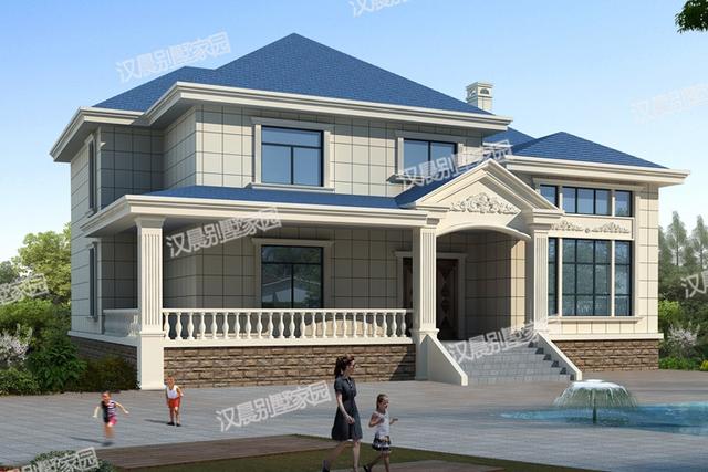 二層農村自建房設計圖，低調外觀經典內涵，實用美觀