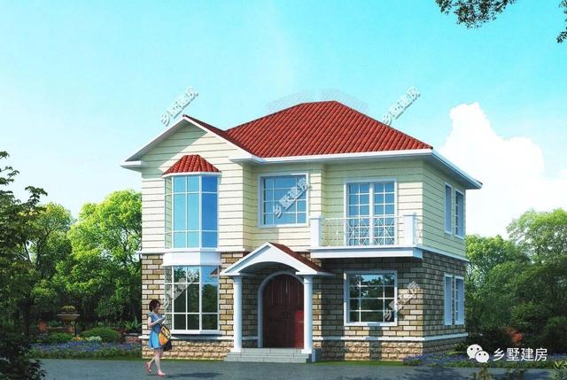 4款占地不足百平的農(nóng)村二層小別墅設(shè)計(jì)圖，經(jīng)濟(jì)又實(shí)惠