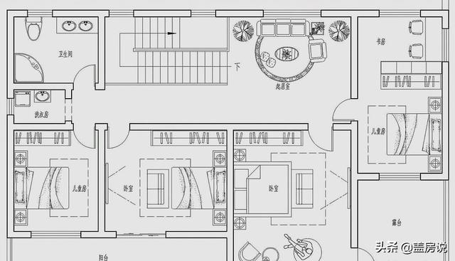 中式別墅設計圖就是優秀，外觀上恬淡安舒，溫潤清雅，內部結構實用又簡潔