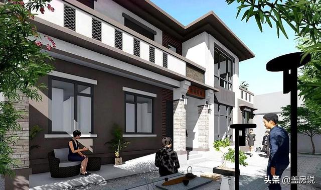 中式別墅設計圖就是優秀，外觀上恬淡安舒，溫潤清雅，內部結構實用又簡潔