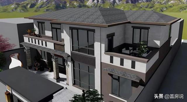 中式別墅設計圖就是優秀，外觀上恬淡安舒，溫潤清雅，內部結構實用又簡潔