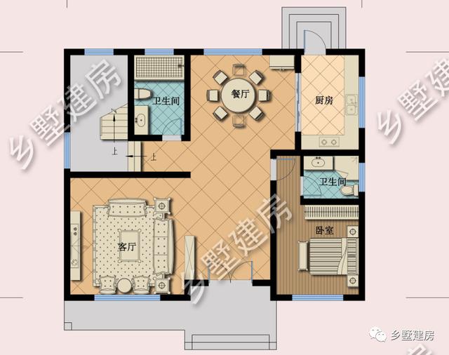 農村簡歐風小別墅設計圖，造價只要24萬，越看越喜歡，難怪網友搶著建