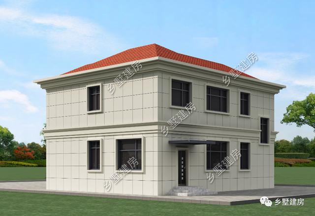 農村簡歐風小別墅設計圖，造價只要24萬，越看越喜歡，難怪網友搶著建