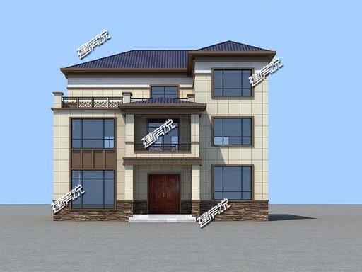 我有一棟漂亮的中式別墅設計圖，要和你分享，圖紙收藏開春就建房