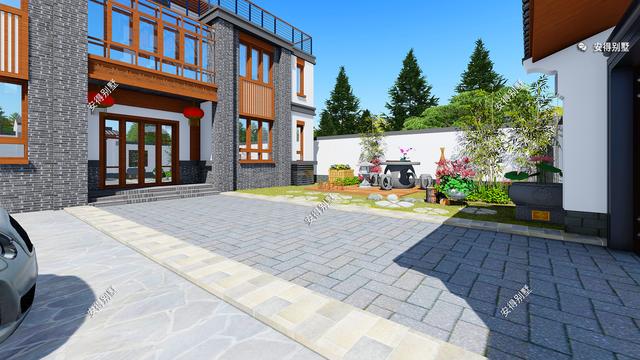 新中式三層別墅設計圖，戶型實用、外觀精美、施工簡單！