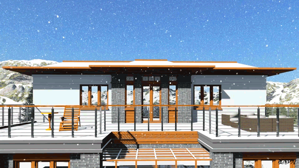 新中式三層別墅設計圖，戶型實用、外觀精美、施工簡單！