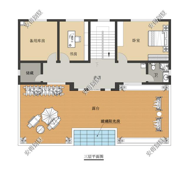 新中式三層別墅設計圖，戶型實用、外觀精美、施工簡單！