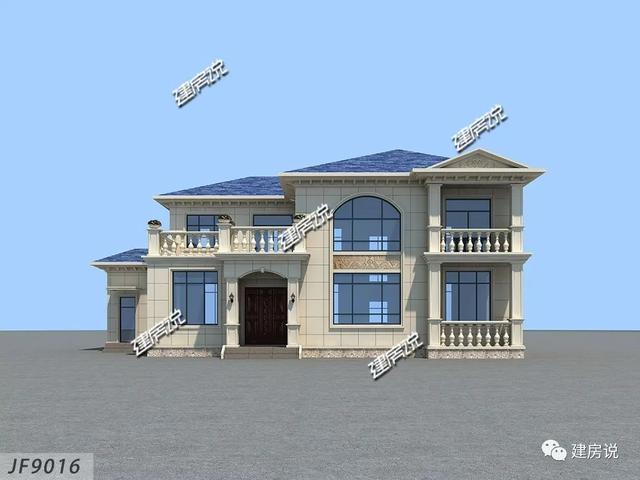 歐式別墅設計圖，江西老表花35萬建了，村里人都以為花了50萬，面子賺足了