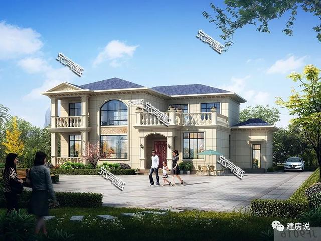 歐式別墅設計圖，江西老表花35萬建了，村里人都以為花了50萬，面子賺足了