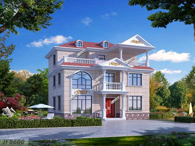 熱銷別墅設(shè)計如，農(nóng)村到處都是這樣的別墅，老鄉(xiāng)們搶著蓋，圖紙收藏好