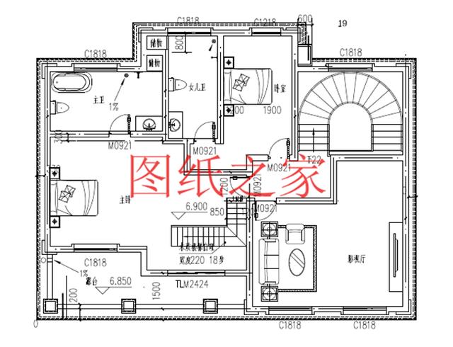 開間15米的三層別墅設計圖，美觀大氣、舒適實用，造價50萬左右！