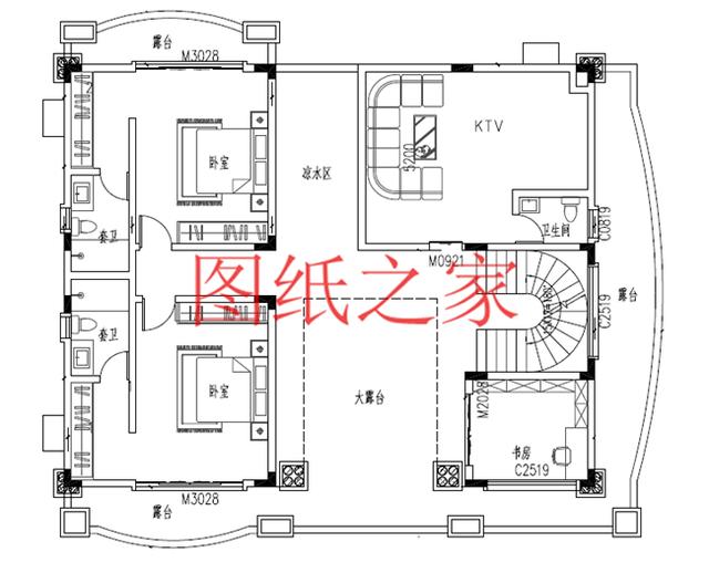 開間15米的三層別墅設計圖，美觀大氣、舒適實用，造價50萬左右！