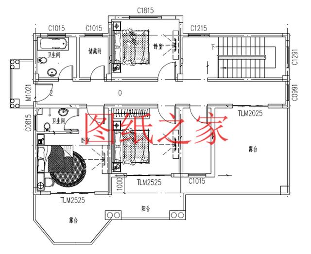 開間15米的三層別墅設計圖，美觀大氣、舒適實用，造價50萬左右！