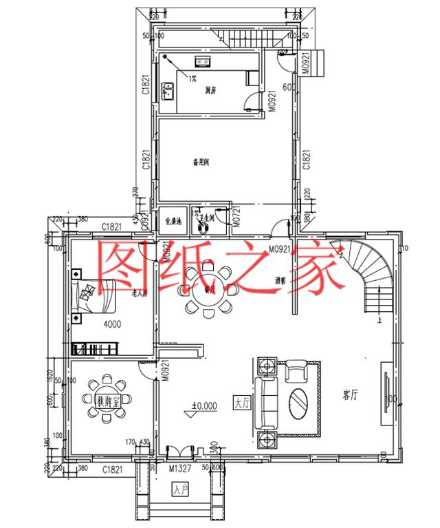 開間15米的三層別墅設計圖，美觀大氣、舒適實用，造價50萬左右！