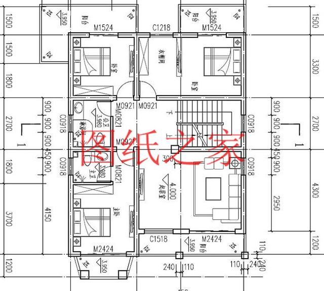 100平米四層別墅設(shè)計設(shè)計圖，開間9米精致漂亮，可以說是小戶型大功能！