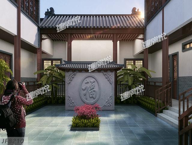 最牛四合院設計圖，廣東靚仔蓋了棟，成全村焦點，鄰居羨慕天天來串門