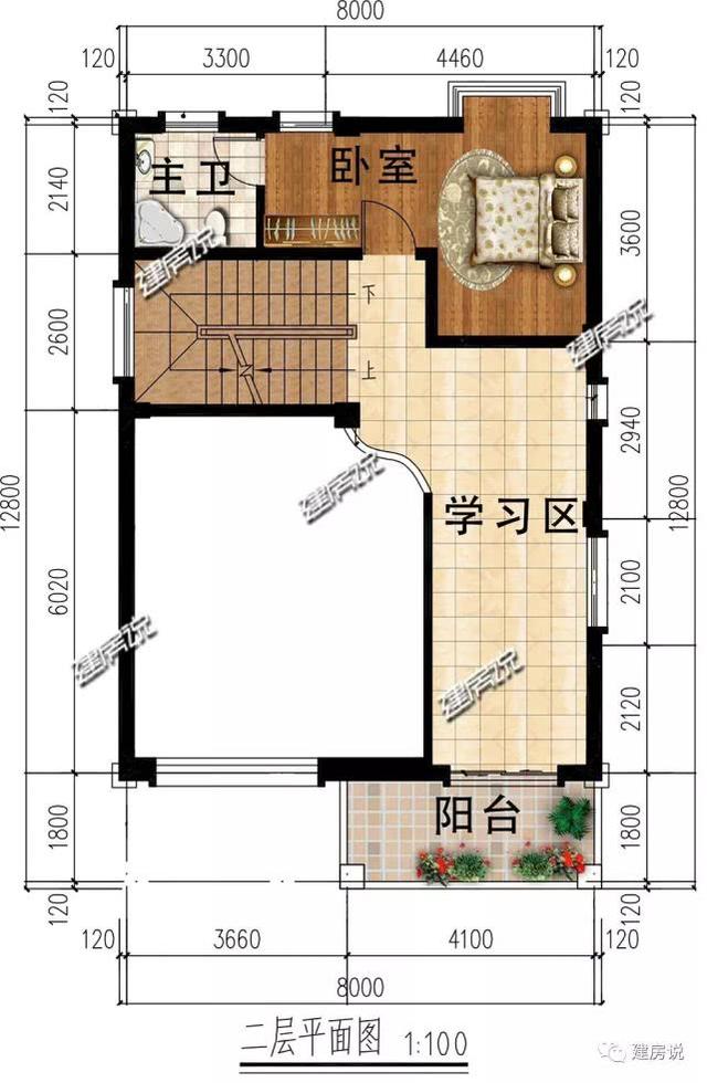 精美四層別墅設計圖，占地僅96㎡，也能建得如此實用美觀，賺大了