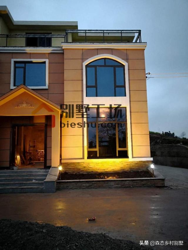 曬曬客戶新建的農村三層小別墅及設計圖，造價40萬能拿下嗎？