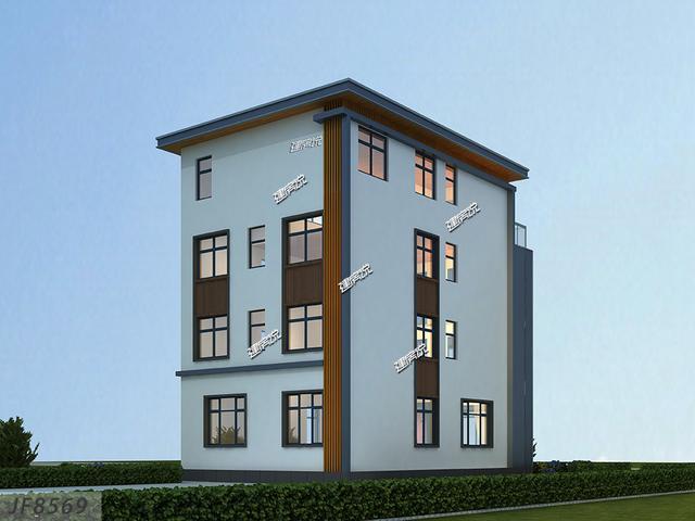 家有豪宅別人都羨慕不已，這款四層現(xiàn)風(fēng)格別墅設(shè)計(jì)圖，外觀時(shí)尚，布局合理