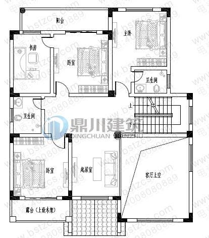 5款三層小別墅設計圖，農村房子這樣建夠大氣夠體面，復式客廳+大露臺