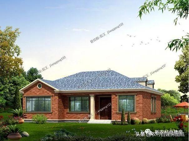 幾款一層養(yǎng)老別墅設(shè)計圖，造型簡單，造價經(jīng)濟，簡單實用