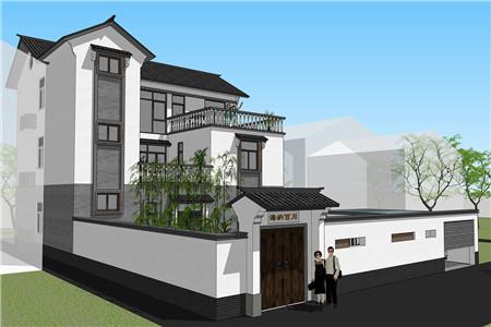 2026年新款中式風格農村三層別墅設計圖，外觀好，空間大