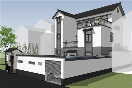 2026年新款中式風格農村三層別墅設計圖，外觀好，空間大