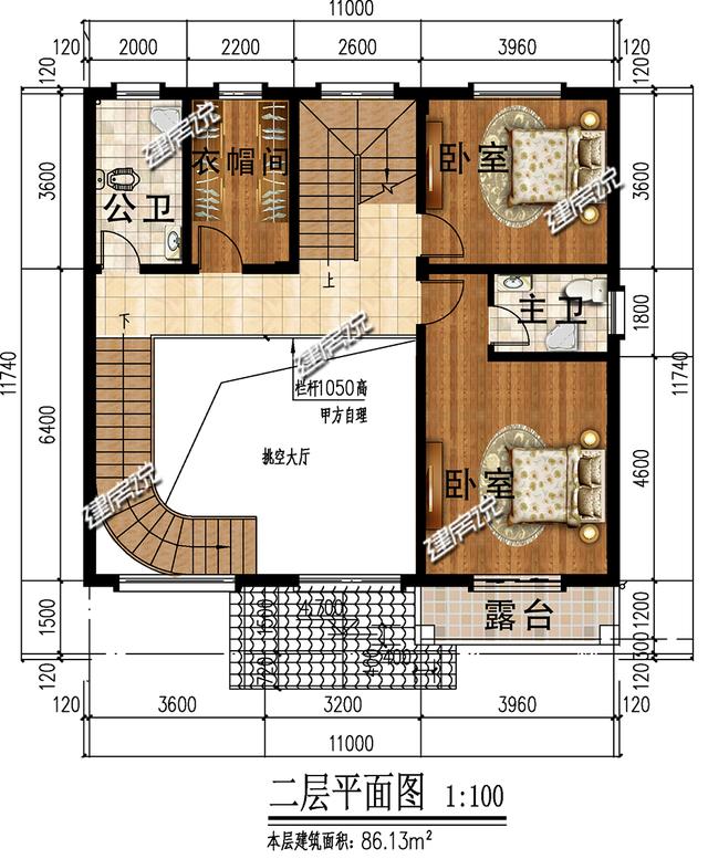 最漂亮的農村別墅設計圖，第一眼很驚艷，看過的人都說好